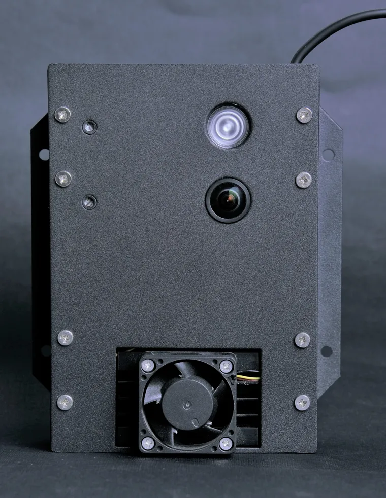 BusNet edge-compute enclosure — weatherproof housing for bus-mounted CV