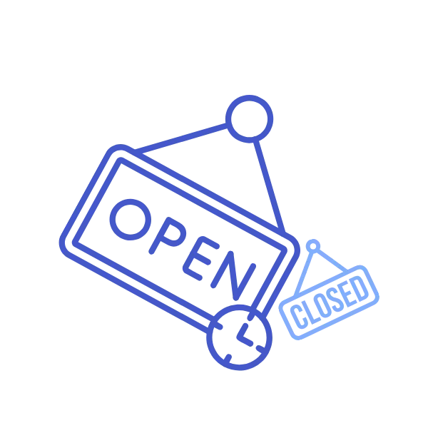 Open / close time